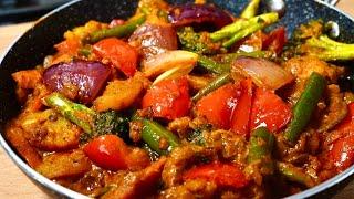 SUPER DELICIOUS RESTAURANT STYLE VEG KADAI RECIPE  KADHAI VEGETABLE