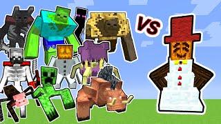 Nikkoriblizzard Vs. Mutant Beasts and Mutant More in Minecraft