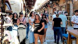 مدينة جبيل  جولة مشي جميلة ورائعة في سوق جبيل القديم والميناء التاريخي Walking in byblos city