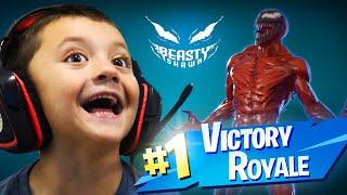 Beasty Shawn plays with the BEAST HIMSELF CARNAGE Fortnite Victory Royale