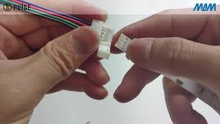 Коннектор STANDART для подключения светодиодной ленты RGB к блоку питания
