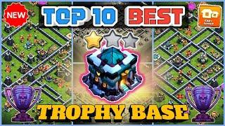 TOP 10 UNBEATEN TH13 TROPHY BASE + REPLAY  TH13 PUSHING BASE  TH13 BASE ANTI 3 STAR WITH LINK