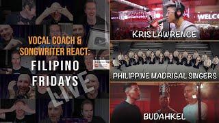 E016 Songwriter & Vocal Coach React to Kris Lawrence Philippine Madrigal Singers & Budakhel