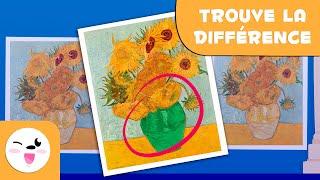 Van Gogh - Devine quel est le tableau différent - Attention visuelle pour les enfants