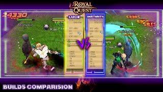 Royal Quest  Assassin Builds Comparision  Luck & Dexterity