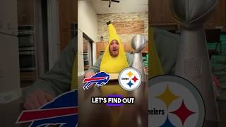 BILLS VS STEELERS PLAYOFF GAME PREDICTED WITH PING PONG BALLS #nfl #steelers #bills