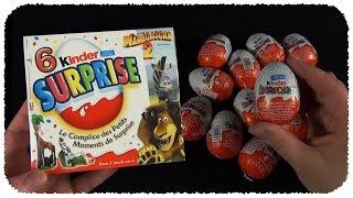 Kinder Surprise Egss - Madagascar & ICE AGE