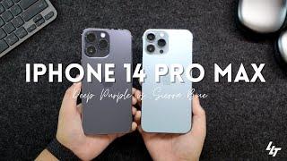 NEW iPhone 14 Pro Max   Deep Purple vs. Sierra Blue vs. Pacific Blue  Unboxing & Impressions