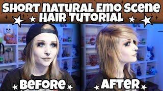 Short Natural Emo Scene Hair Tutorial