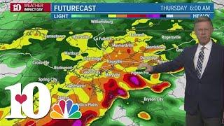 Afternoon Weather 58 More rounds of severe weather coming trough East Tennessee