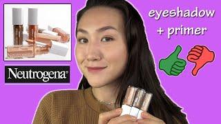 Neutrogena Sensitive Skin EYESHADOW + PRIMER  Wear Test & Review