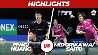 Courtside View FengHuang vs. MidorikawaSaito  XD Semifinal German Open 2023