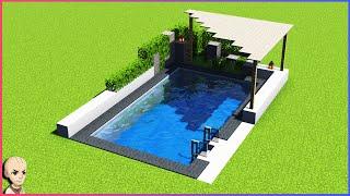 ️Minecraft  Easy Pool Design #2  Tutorial You Can Build️