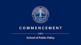 School of Public Policy Commencement 2024