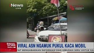 Pergoki Suami Bersama Wanita Lain ASN Hancurkan Kaca Mobil #iNewsSore 2508