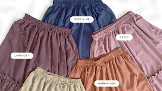 Rok Panjang Susun Polos Warna Warni Adem Nyaman Premium Berkualitas  Eidel Skirt 05