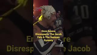 Enzo Amore Disrespects The Jacob Fatu & The Samoan Dynasty #short