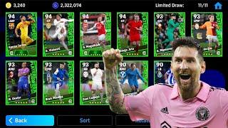 NEW FEATURED  PLAYER REWARD X3 PACK OPENING EFOOTBALL 2024 MOBILE