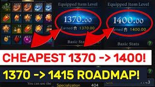 DO THIS ONCE YOU ARE 1370 Gear Crafting & Honing Guide To 1385 & 1400  Lost Ark