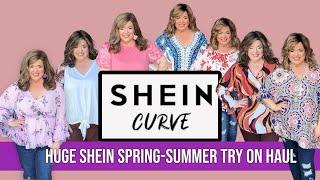 Huge SHEIN Plus Size HAUL  Spring-Summer 2024  SHEIN CURVE  Sizes 2X-3X  Plus Size Try On Haul