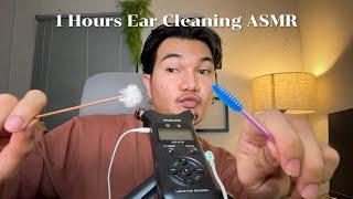 ASMR 1 Hour Ear Cleaning แคะหู 1 ชั่วโมง  ASMR Fronker