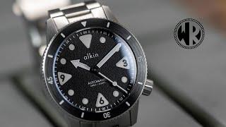 The Alkin Model Three Diver is a no nonsense diver with a touch of flair.