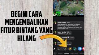 CARA MENGEMBALIKAN TOMBOL BINTANG YANG HILANG SAAT LIVE STREAMING