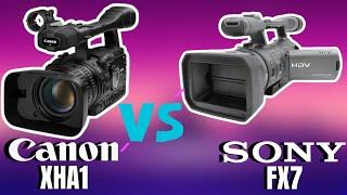 Pro Camcorders Comparison Canon XHA1 VS. Sony HDR-FX7