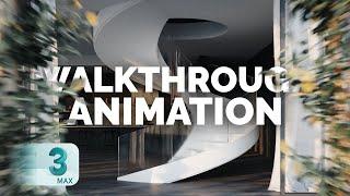 Walkthrough Animation in 3ds Max  Camera Walkthrough Tutorial