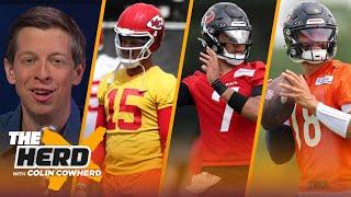 Caleb Williams Stroud Mahomes highlight Danny Parkins Top 10 QBs to build around  NFL  THE HERD