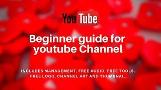 Beginner guide for youtube channel  free tools music and graphics  urdu