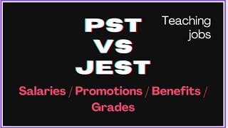 Salary of #pst #jest teaching jobs  Benefits & drawbacks PST JEST  #pstjestteachers #pstjestupdate