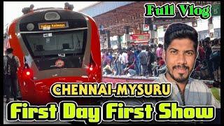 FDFS ஆரம்பிக்கலாமா  CHENNAI TO MYSURU VANDE BHARAT INAUGURAL VLOG TAMIL #mathansjourney