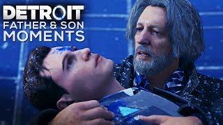 Hank Treats Connor Like His Son Cole FATHER & SON MOMENTS - DETROIT BECOME HUMAN