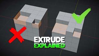 Extrude Tool  Explained  Blender 4 for Beginners