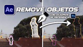 Como Remover Objetos do Vídeo com After Effects - Content Aware Fill + IA do Photoshop