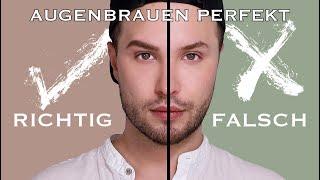 ENDLICH perfekte Augenbrauen mit diesen einfachen Tricks  Make Up Masterclass mit Maxim Giacomo