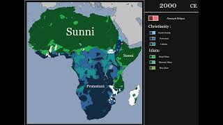 History of Religion in Africa Every Year 600 BCE - 2022 CE  PaleoSapien