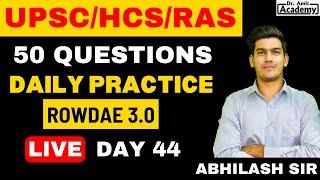 ROWDAE 3.0   Day 44  Physical Geography no 4  Dr Amit Academy