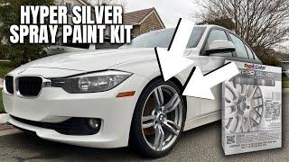 HOW TO SPRAY PAINT YOUR OWN WHEELS AT HOME DIY HYPER SILVER KIT