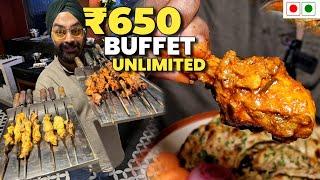 Rs. 650 Buffet  Unlimited Mutton Chicken Fish and Veg Delights