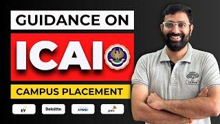 ICAI Campus Placement Guidance  How to Prepare for ICAI Campus Placement  May 24 CA Campus