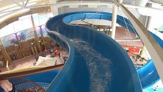 Blue Thunderfalls Water Slide at Sandcastle Waterpark