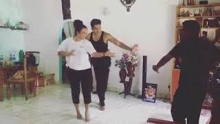 Gayathri Dias dancing practice