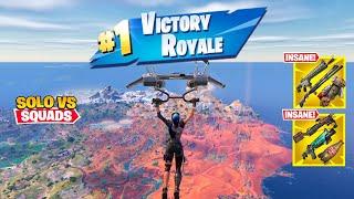 94 Kill Solo Vs Squads Wins Full Gameplay Fortnite Season 3 Ps4 Controller