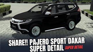 Share Mod Bussid Pajero Sport Dakar Super detail  #ModBussid #Terbaru #BusSimulatorIndonesia