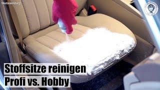 Stoffsitze reinigen I 2 Methoden I Hobby vs. Profi I AUTOLACKAFFEN