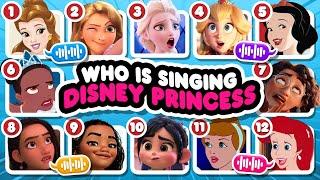 Guess Whos Singing? Guess 40 Disney Princesses  Disney Princess Song Quiz  Elsa Mirabel Ariel