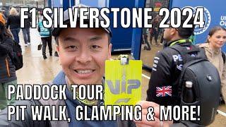 F1 Silverstone 2024 Experience Paddock Tour Pit Walk Glamping