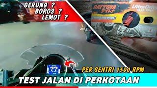 Review per sentri 1500 rpm daytona. Motovlog di perkotaan. Terlalu gerung? Boros BBM?